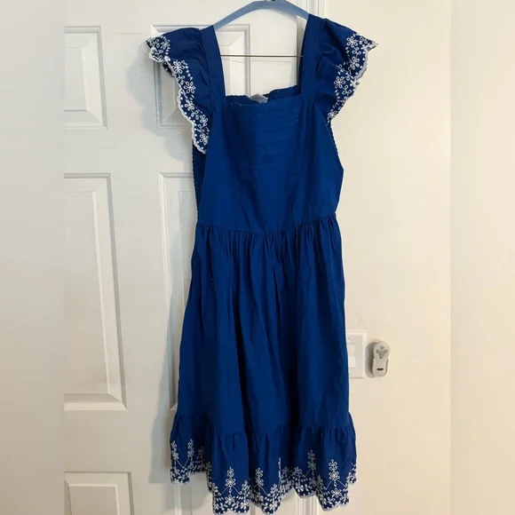 Gymboree Mandy Moore Royal Blue Midi Dress Mommy & Me Matching Dress Girls 3T - Picture 13 of 13